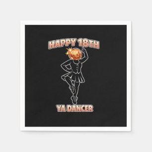Ya Dancer Birthday Funny Scottish Scotland Napkin