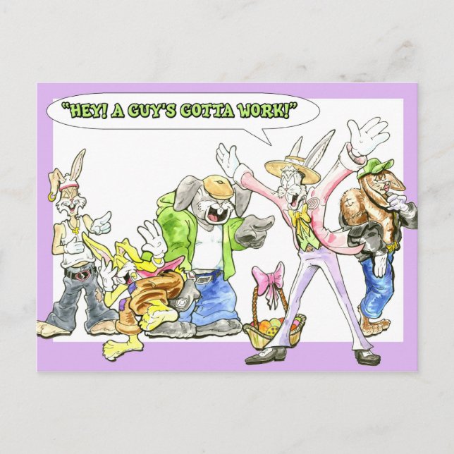 Ya Gotta Do What Ya Gotta Do Holiday Postcard (Front)