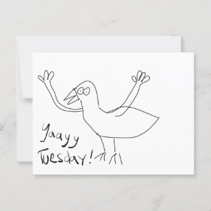 Yaayy Tuesday! Postcard