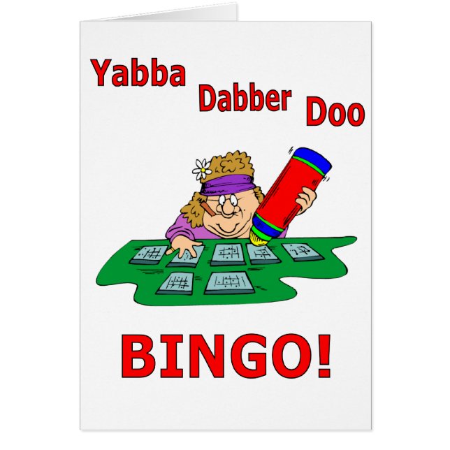 Yabba Dabber Doo - BINGO (Front)