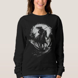 Yabusame Horseback Archery Japanese Samurai Warrio Sweatshirt