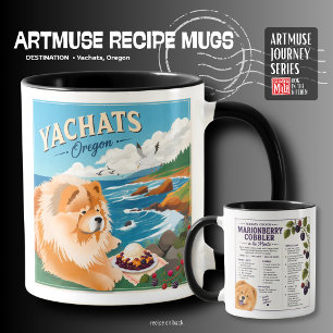 YACHATS • Oregon Art Muse • Chow Mug