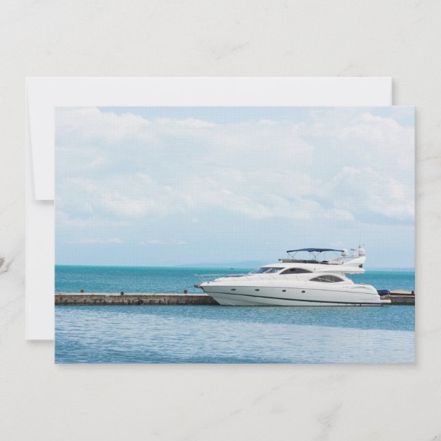 Yacht at mooring (Front)