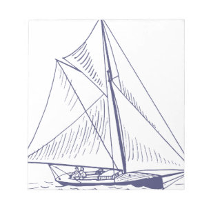 yacht boat boating water wave lake ocean splash notepad