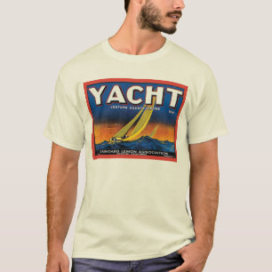 Yacht Brand Ventura County Lemons Vintage Crate La T-Shirt