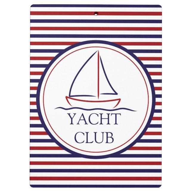 Yacht Club Clipboard (Back)