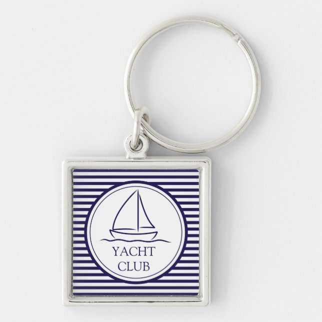 Yacht Club Key Ring (Front)