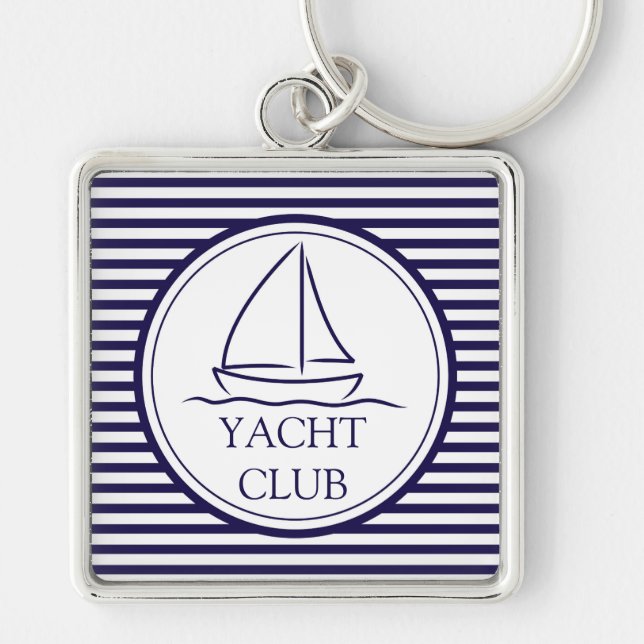 Yacht Club Key Ring (Front)
