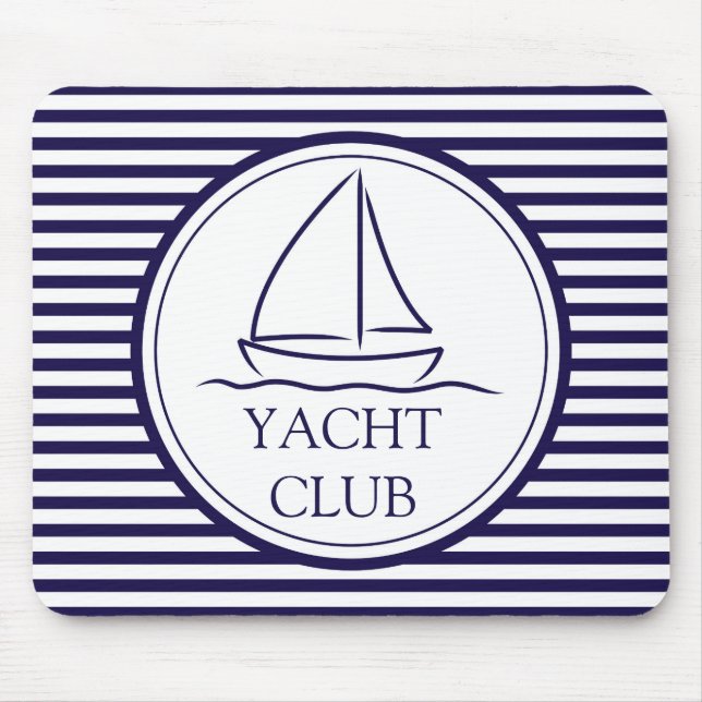 Yacht Club Mouse Pad (Front)
