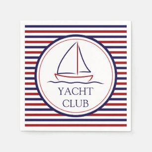 Yacht Club Napkin