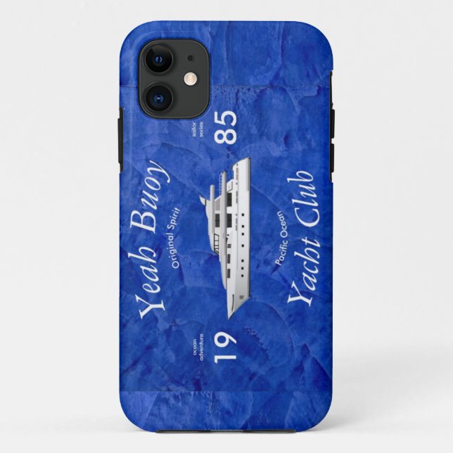 Yacht Club Yeah Buoy Case-Mate iPhone Case (Back)
