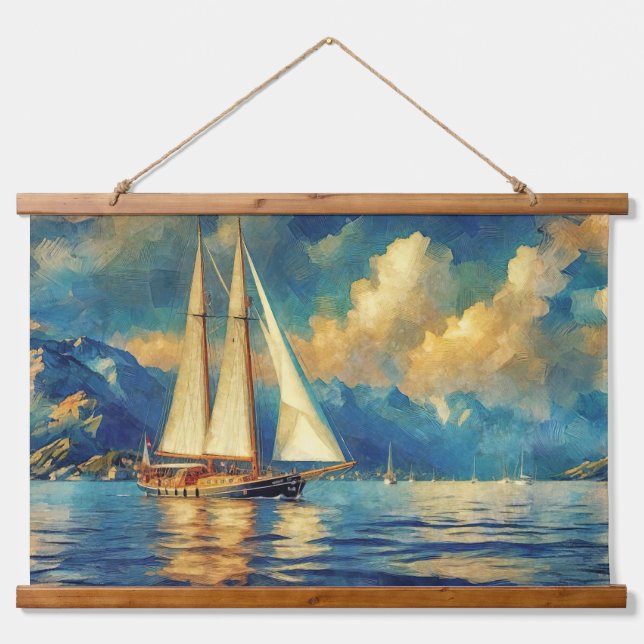 Yacht Hanging Tapestry (Front)