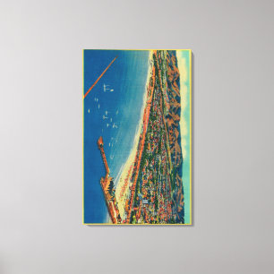 Yacht Harbour, The Palisades, and Santa Monica Canvas Print