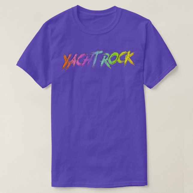 Yacht Rock 80s Vintage Look T-Shirt (Design Front)