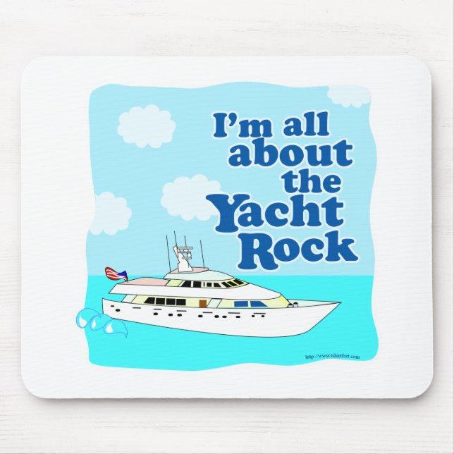 Yacht Rock Mouse Pad (Front)