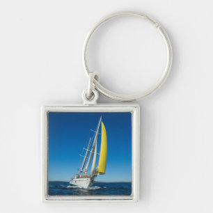 Yacht Sailing South Australia Key Ring