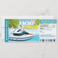 Yachting Boat Cruise Retirement Party Invitation