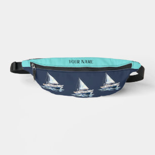 Yachting theme bum bags