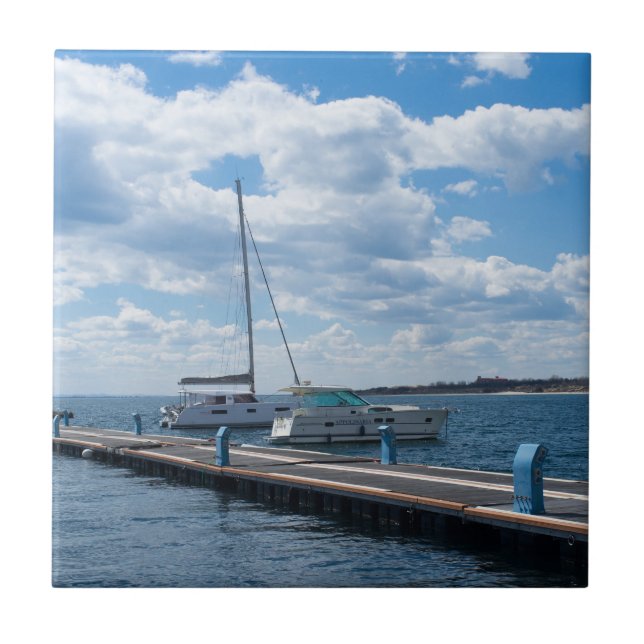 Yachts at mooring tile (Front)