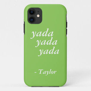 Yada Yada Yada custom monogram & colour phone case