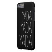 Yada Yada Yada Whimsical Typography Case-Mate iPhone Case (Back Left)