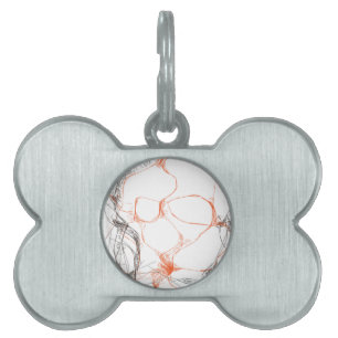 yaei 00010 abstract art pet ID tag