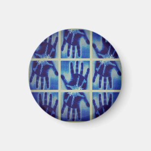 yaei creepy blue hands gonna terrorising your life magnet