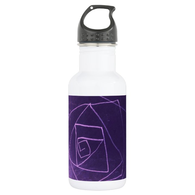 yaei purple spiritual abstract colour  532 ml water bottle (Front)