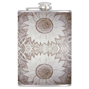 yaei sunflower hip flask