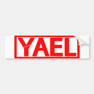 Yael Stamp Bumper Sticker