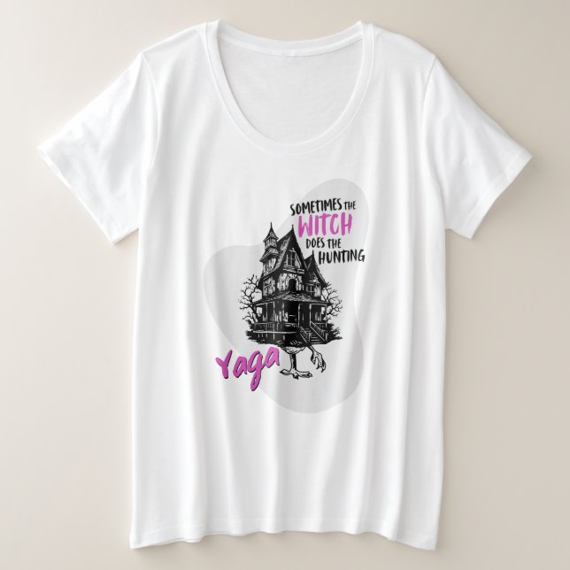 Yaga House Plus Size T-Shirt (Design Front)