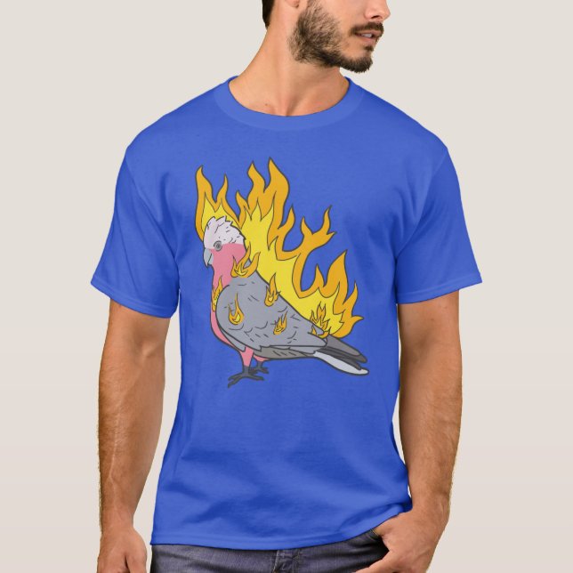 YAH FLAMIN GALAH retro T-Shirt (Front)
