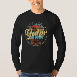 Yahir Legend Has Retired Personalised Retirement T-Shirt