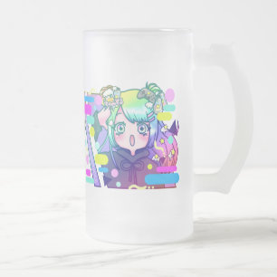 YAHOIMI KP FROSTED GLASS BEER MUG