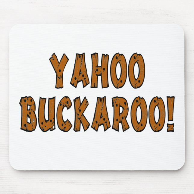 Yahoo Buckaroo Mousepad (Front)