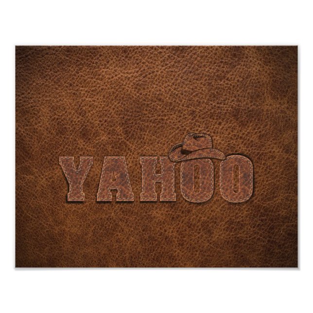 YAHOO western style Photo Print (Front)