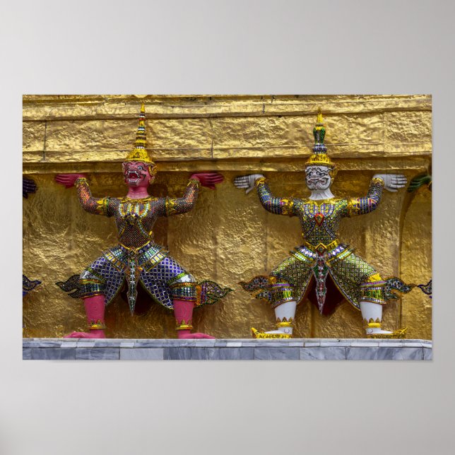 Yahsha statue in Bangkok Poster (Front)