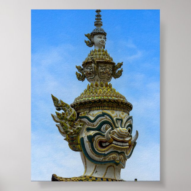 Yahsha statue in Bangkok Poster (Front)