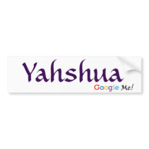 Yahshua - Google Me Bumper Sticker