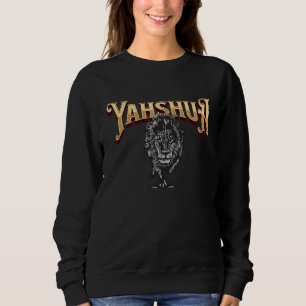 Yahshua Is King  Bible Scripture Quote Hebrew Isra Sweatshirt