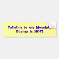 Yahshua is my Messiah!Obama is NOT!