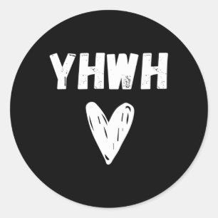 Yahweh-Yhwh Classic Round Sticker