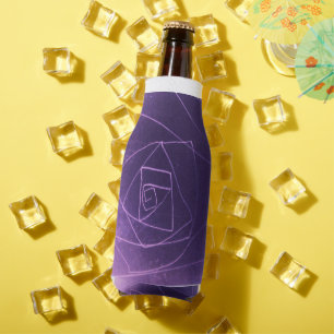 Yaie abstract art purple spiritual colour can coo bottle cooler