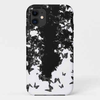 yaie black butterflies iPhone 11 case