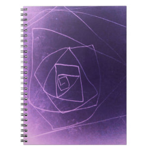 Yaie colour purple abstract spiritual colour notebook