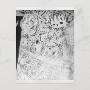 yaie monster manga anime postcard