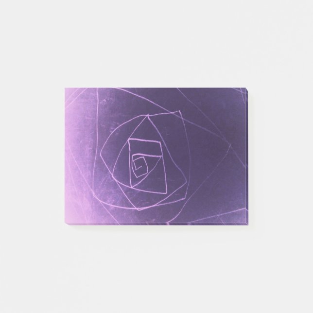 Yaie purple spiritual colour post-it notes (Front)