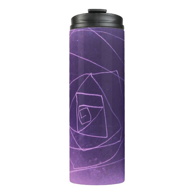 Yaie purple spiritual colour thermal tumbler (Front)