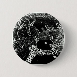 yaie  snow  guardian 6 cm round badge