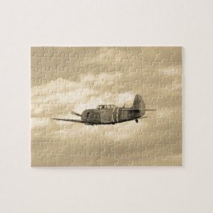 Yak 11 In Flight Jigsaw Puzzle